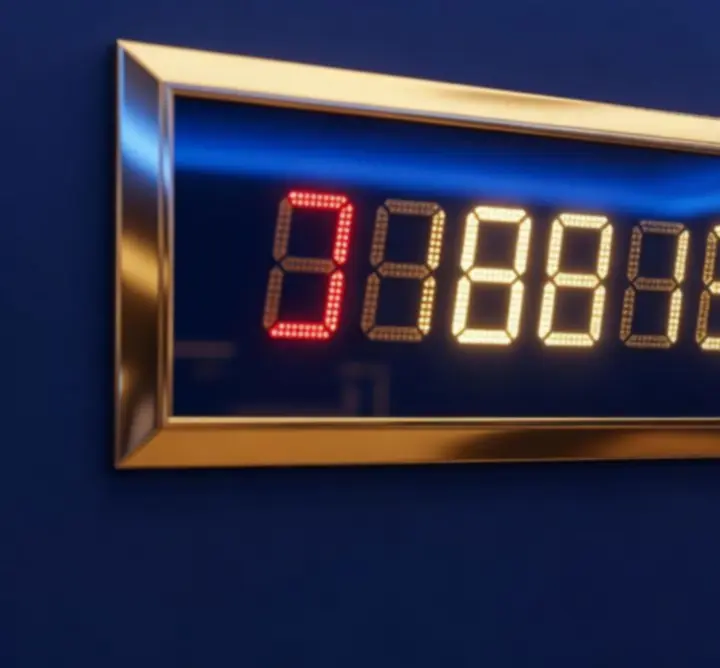 Havi mega jackpot kijelző